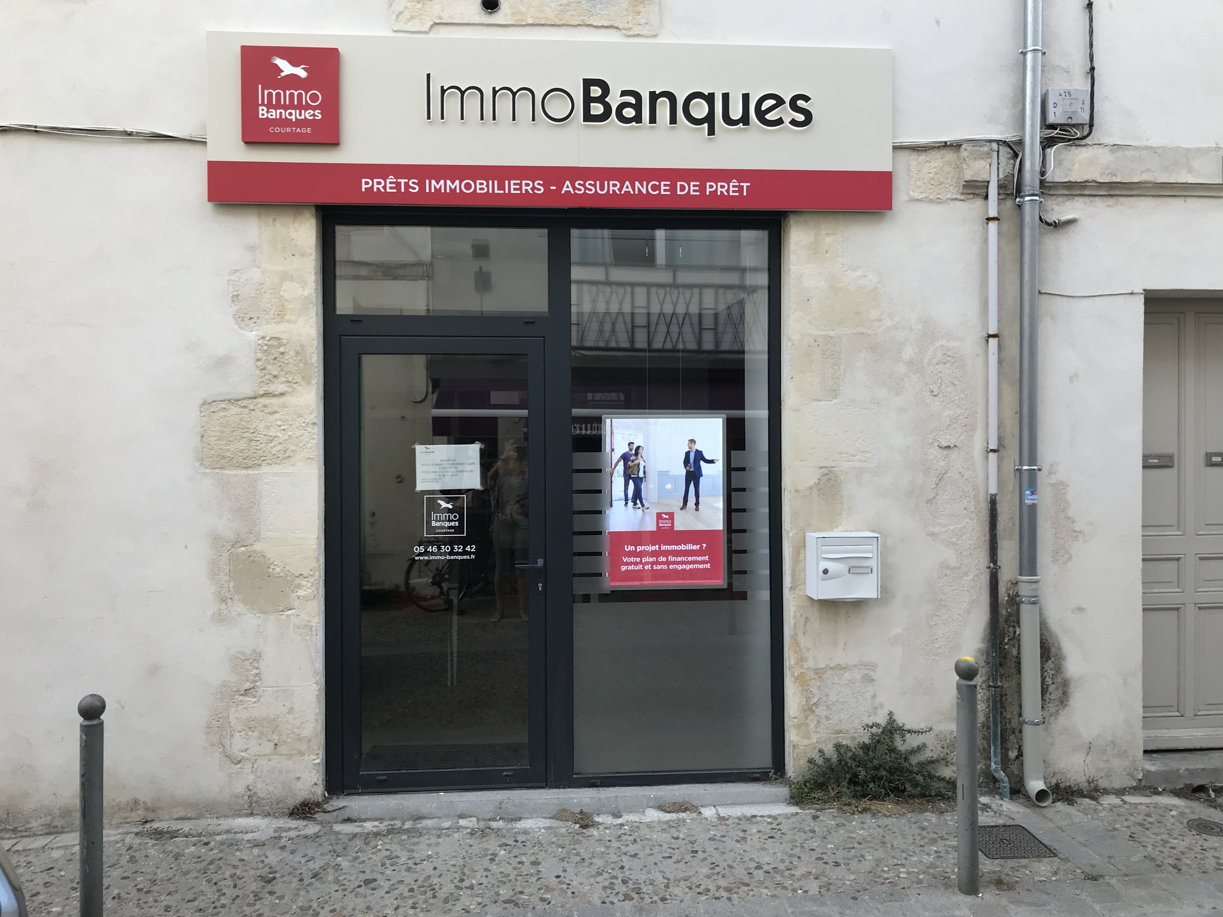 Devanture Agence de La Rochelle ImmoBanque